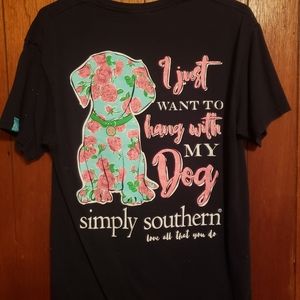 Navy blue simply southern tshirt